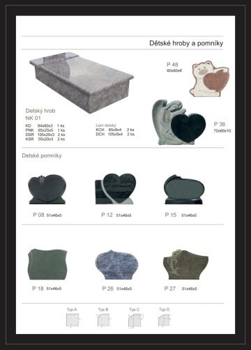 Katalog dětské hroby