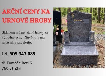 Akční ceny urnové hroby