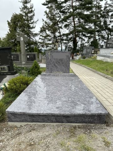 Jednohrob Vizag Blue TM Kamenictví Zlín