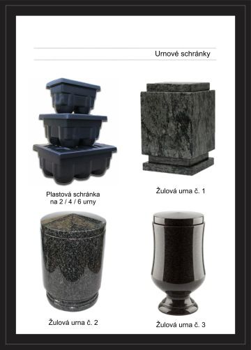 Hřbitovní doplňky TM Kamenictví Zlín